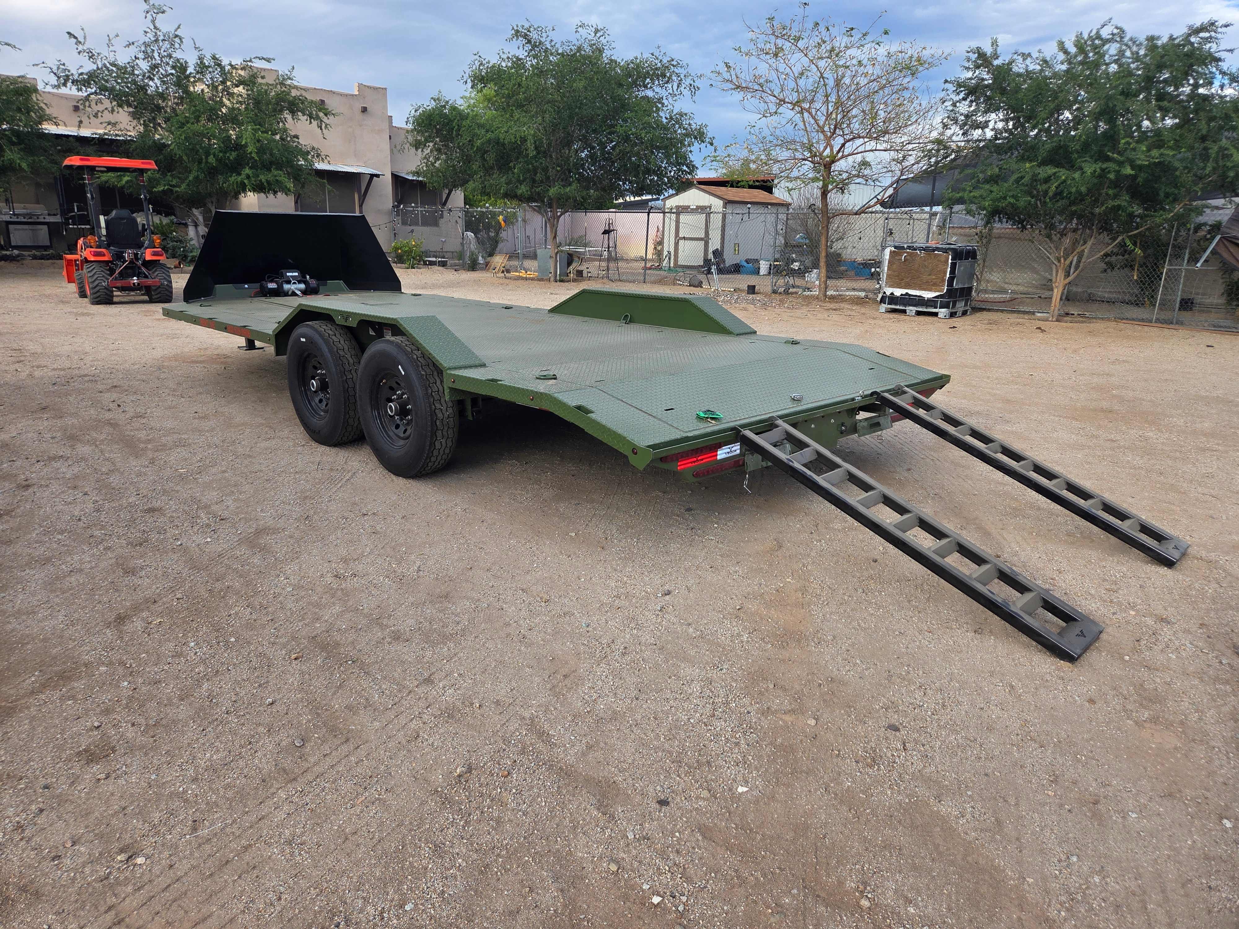102" x 20' Car Hauler Trailer rental in Gilbert AZ - 10,500 lbs capacity trailer available for rent