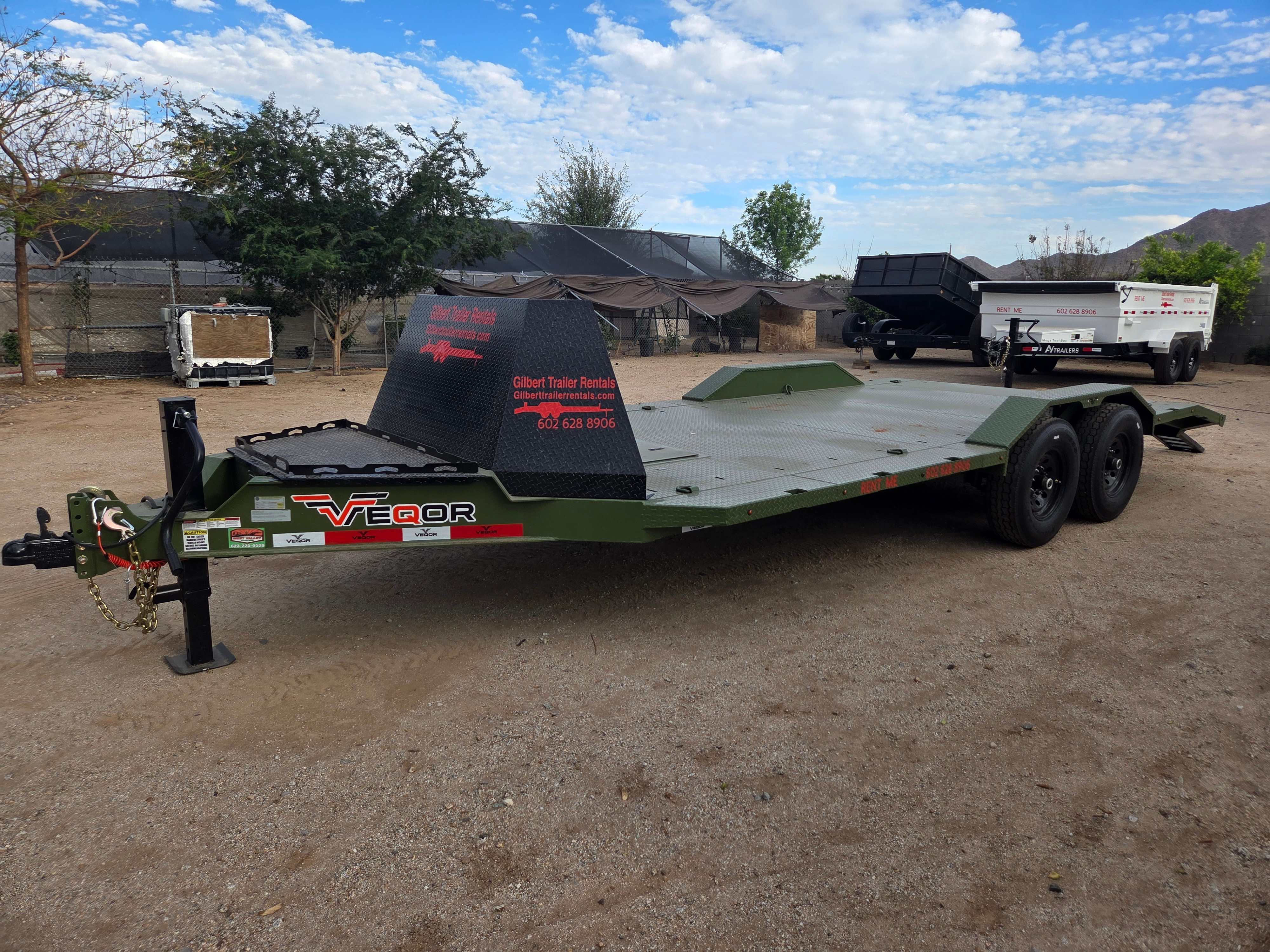 102" x 20' Car Hauler Trailer rental photo 4 - Gilbert Trailer Rentals
