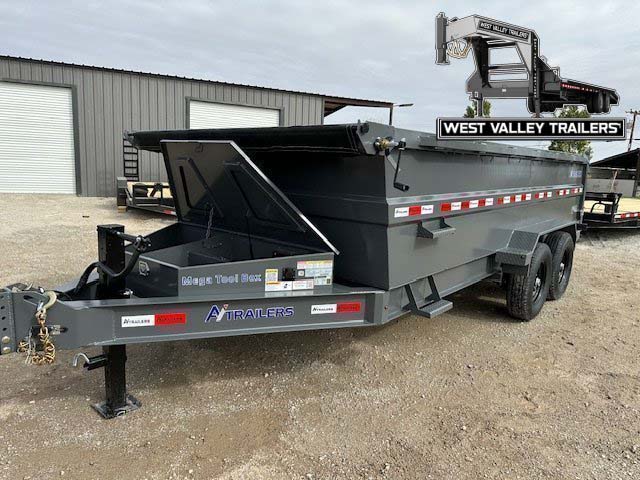 83" x 14' Dump Trailer rental photo 5 - Gilbert Trailer Rentals