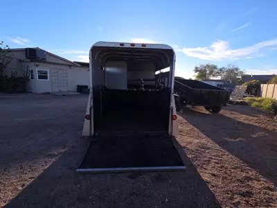 18ft Horse Trailer rental photo 2 - Gilbert Trailer Rentals
