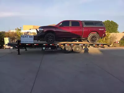 24ft Tilt Trailer rental photo 2 - Gilbert Trailer Rentals