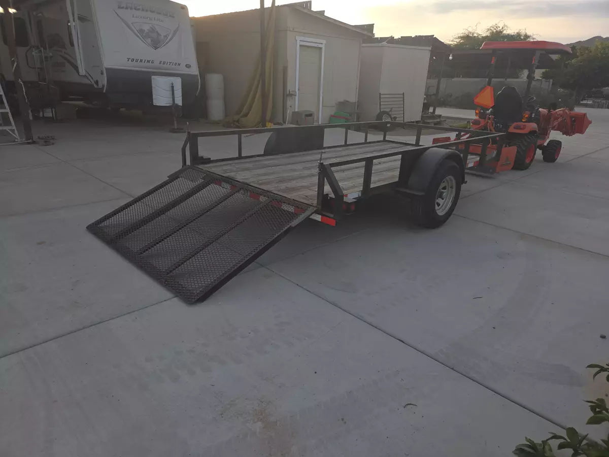 71" x 12' Utility Trailer rental photo 2 - Gilbert Trailer Rentals